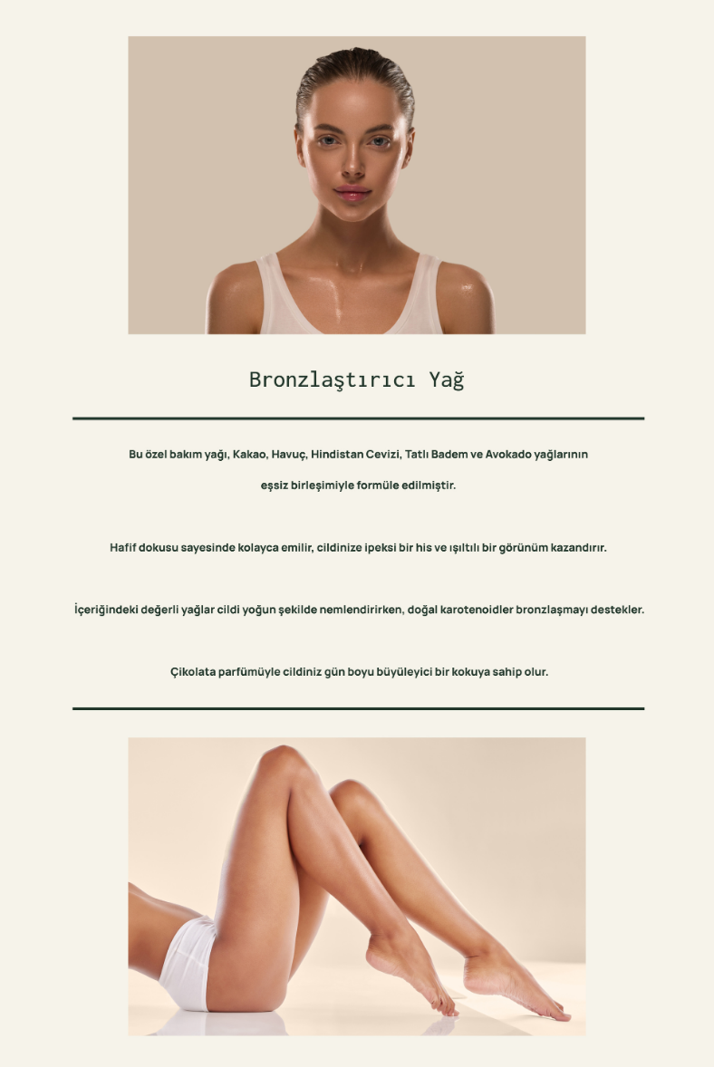 No: 143 Bronzlaştırıcı Yağ