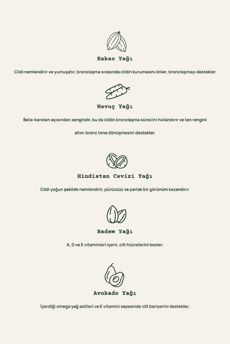 No: 143 Bronzlaştırıcı Yağ