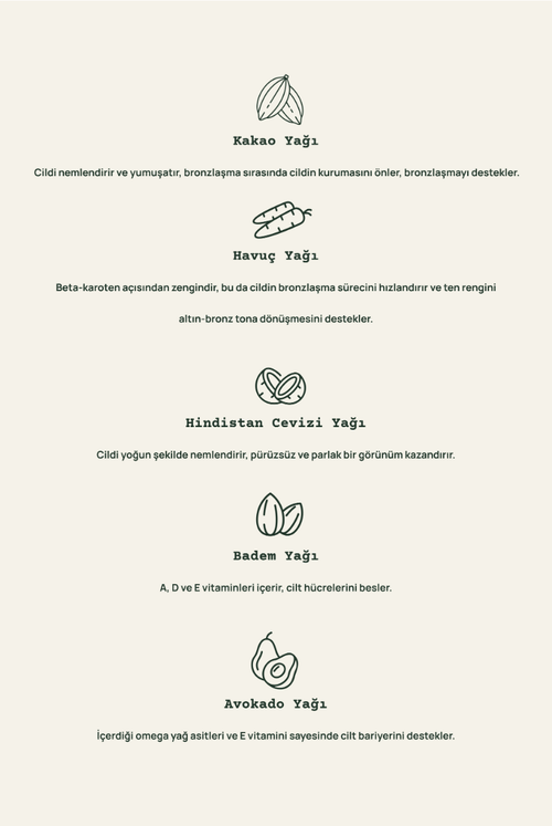 No: 143 Bronzlaştırıcı Yağ